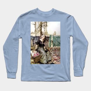 Bye Baby Bunting - Mother Goose - Arthur Rackham Long Sleeve T-Shirt